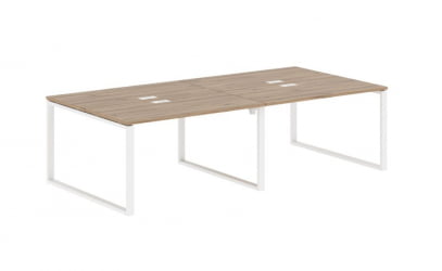 Бенч-система EDIS EQWST 2713 Дуб Денвер светлый Белый