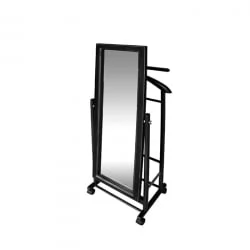 Вешалка костюмная с зеркалом на колесах В 24Н Венге