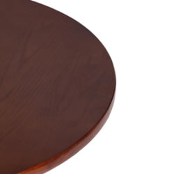 Стол деревянный THONET (mod.T9152) дерево вяз, 80х75 см, Темный Орех (№5)