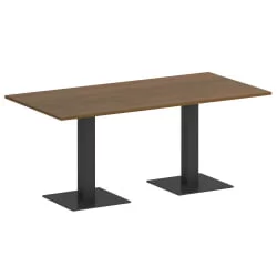 Стол прямоугольный HOME OFFICE VR.SP-5-180.2 Орех Гварнери/Антрацит металл
