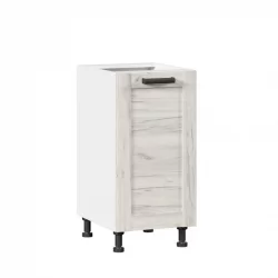 Тумба кухонная 400 Винченца ЛД 234.020.000.002 Белый Дуб Крафт белый