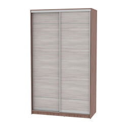 Шкаф-купе коричневый B-220х135х60-3(ЯШТ-ЯШС-D7D7)