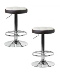 Табурет барный DOBRIN BRUNO (кремово-коричневый) 2 шт