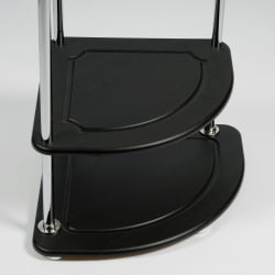 Вешалка с обувницей CALEDONIA МДФ/металл, 51*51*189 см, Венге