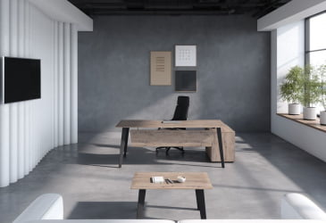 Кабинет руководителя JAY №3 Дуб Каньон Антрацит