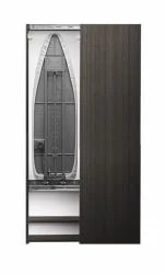 Узкий шкаф в прихожую Iron Box Eco (правый, купе) Венге