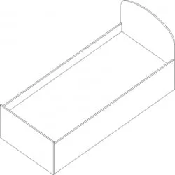 Кровать Проспект Гм.КР-8 венге