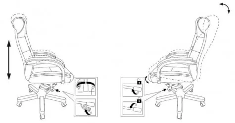 Кресло руководителя Бюрократ T-9928WALNUT/BLACK