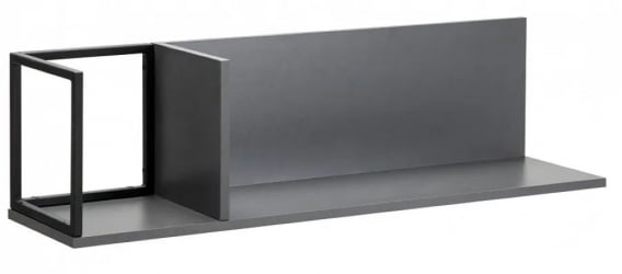 Полка навесная CITY 400955831h Графит