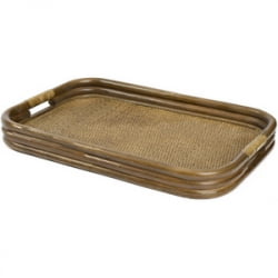 Поднос прямоугольный 21/04 миндаль матовый