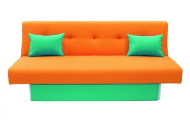 Диван MANGO 4 (2 категория) Оранжевый Зеленый