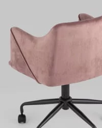 Стул офисный Jamal велюр Розовый