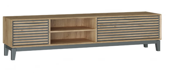 Тумба под ТВ Бард ЛД 453.010.000 Дуб Золотой/Оникс Серый