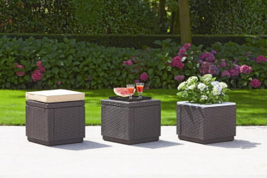 Пуф-сундук Cube Коричневый