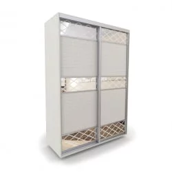 Шкаф-купе 2-х дверный Акцент-Лайн КР 1000х600 Выбеленное дерево