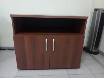 Тумба под оргтехнику Альфа 62.45 орех Пегас