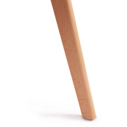 Стул TULIP SOFT (mod. 74) вельвет/дерево , 54 х 47 х 83 см , зеленый (HLR 54)/натуральный