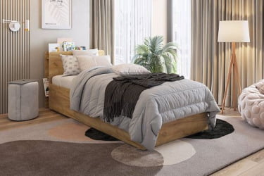 Каркас кровати Юниор 90х200 см SMU-02 белое дерево