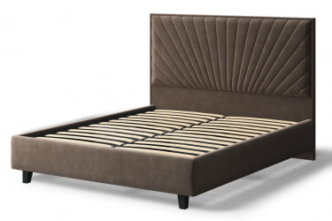 Кровать Леона, 2000 x 1400 мм, коричневый