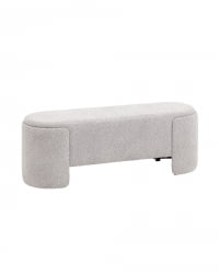 Банкетка Taks букле Светло-серый