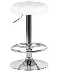 Табурет барный DOBRIN BRUNO (белый) 2 шт