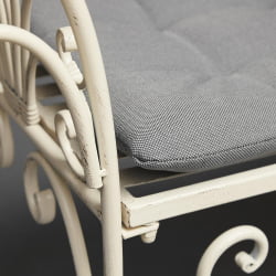 Скамья Secret de Maison BEAUJOLAIS + подушка (mod. PL08-8574) металл, 136х46х96см, белый антик (antique white)