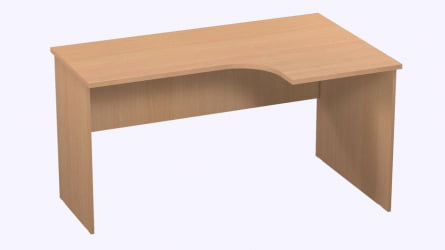 Стол компьютерный угловой Р.РС-14 (правый) Дуб Сонома светлый