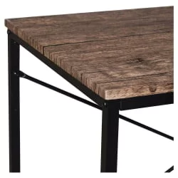 Стол на металлокаркасе BRABIX LOFT CD-005 Мореный дуб