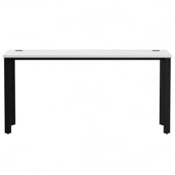 Стол прямой на металлокаркасе, опоры 45 гр Everprof EVO 254S004 Белый Черный