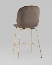 Стул полубарный Beetle со спинкой gold Коричневый