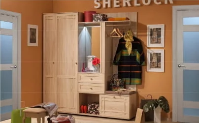 Шкаф для одежды и белья Sherlock 71 лев Дуб Сонома