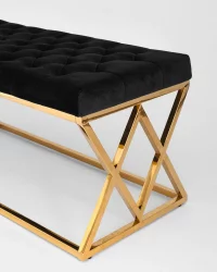 Банкетка ИНСИГНИЯ велюр Черный