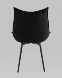 Стул обеденный Осло велюр Черный