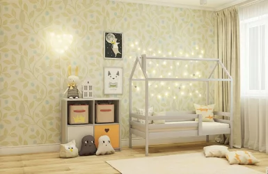 Кровать-домик RooRoom кд-33С Серый