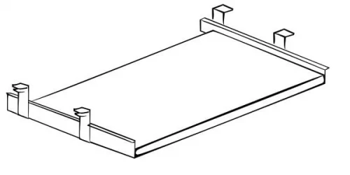 Выдвижная панель Альфа 61.25 ольха