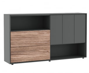 Шкаф средний DALI DLI37252032 Орех Антрацит