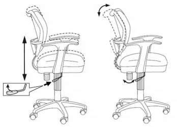 Кресло офисное Бюрократ CH-W797/BR/TW-14C