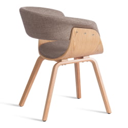 Стул VIMTA (mod.8021) дерево / ткань, 69х56х77 см, натуральный/бежевый, Aimcasa 5