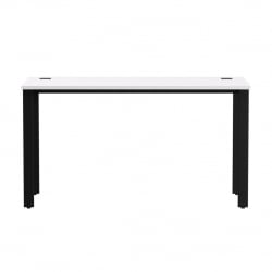 Стол прямой на металлокаркасе, опоры 90 гр Everprof EVO 254S007 Белый Черный