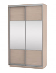 Шкаф-купе двухдверный Экспресс Хит Комби Дуб молочный