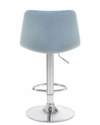 Барный стул DOBRIN TAILOR Пудрово-голубой велюр MJ9-74