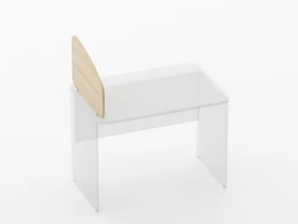 Экран разделительный Glassy 5.12.06 Бук светлый