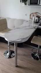 Барный стул BN1012 Бежевый