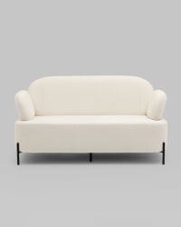 Белый диван Кэнди ткань букле белый