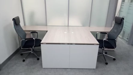 Стол прямой Deka ЛДСП каркас 75.07.16 Дуб Сантана светлый/Белый