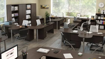 Стол эргономичный правый TRD29625301 Темный дуб