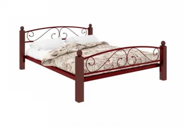 Кровать 140 на 190 Вероника Lux Plus 1400х1900 Красная