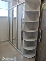 Угловая консоль к шкафам Акцент-Купе (3510) Ясень Шимо Темный