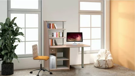 Стол компьютерный №11 Вишня Оксфорд