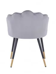 Стул Камилла велюр Серый